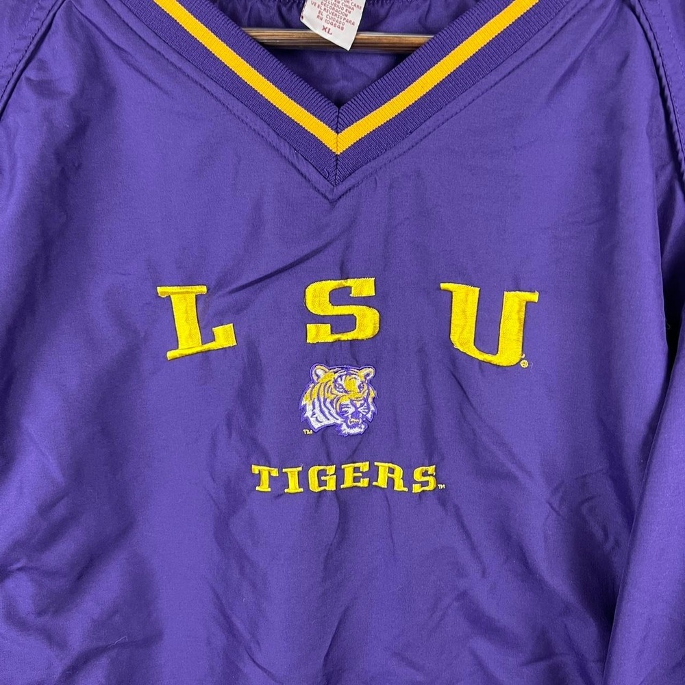 LSU Tigers Purple Windbreaker - Picture 2 of 8